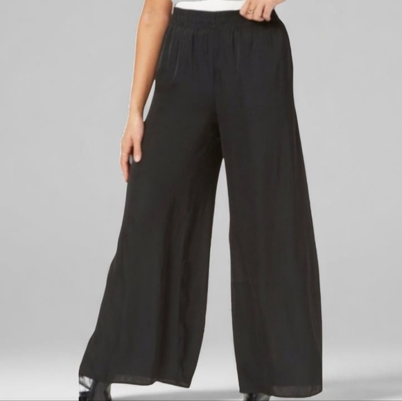 Philosophy Airflow Pull On Wide Leg Pant in Black Size Small - Picture 1 of 7